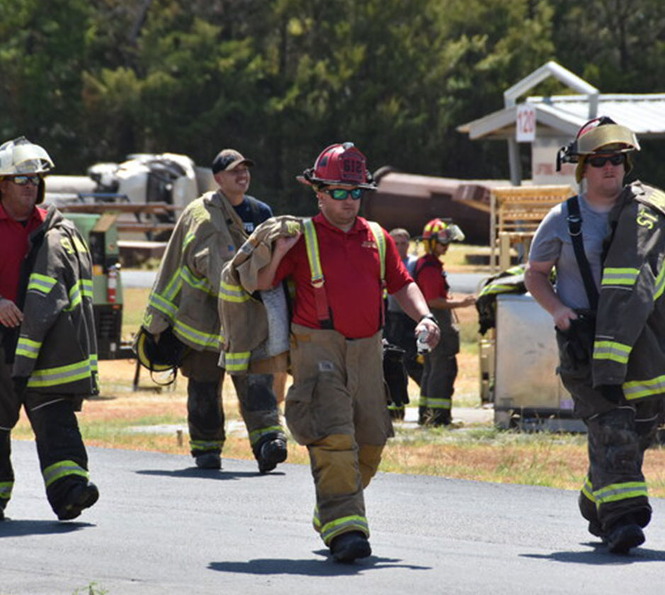 Teex firefighters