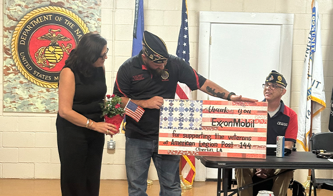 ExxonMobil-Pipeline-Company-sponsors-covered-walkway-at-Oberlin-LA-American-Legion