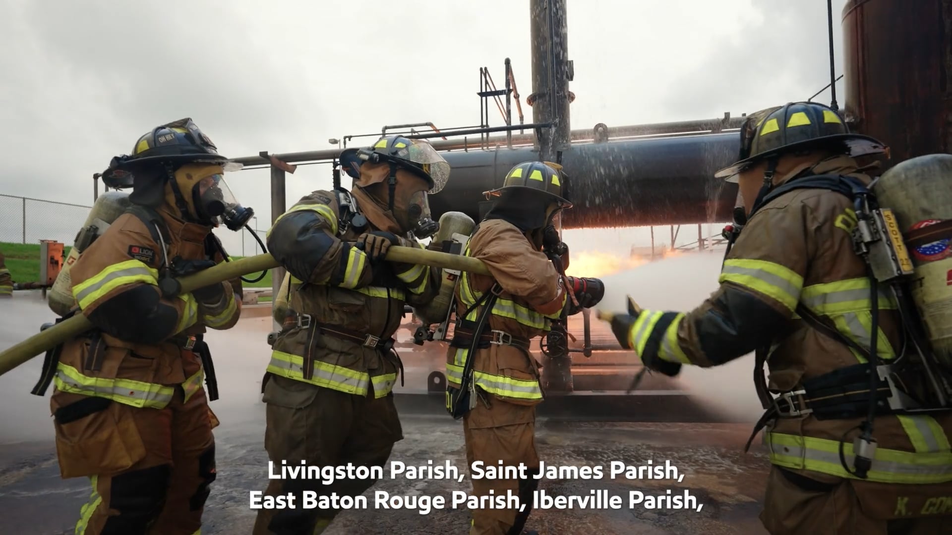 Louisiana firefighter training video
