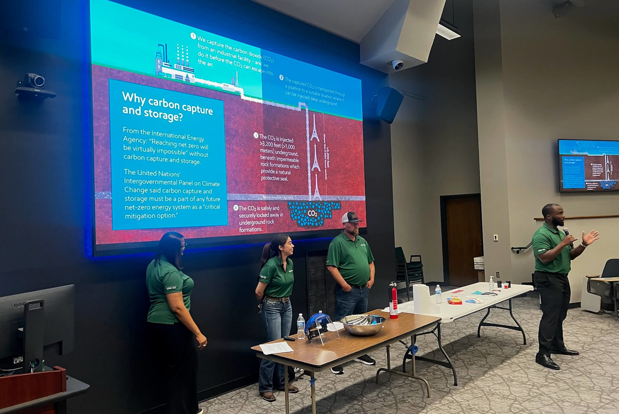 Students learning at STEM camp
